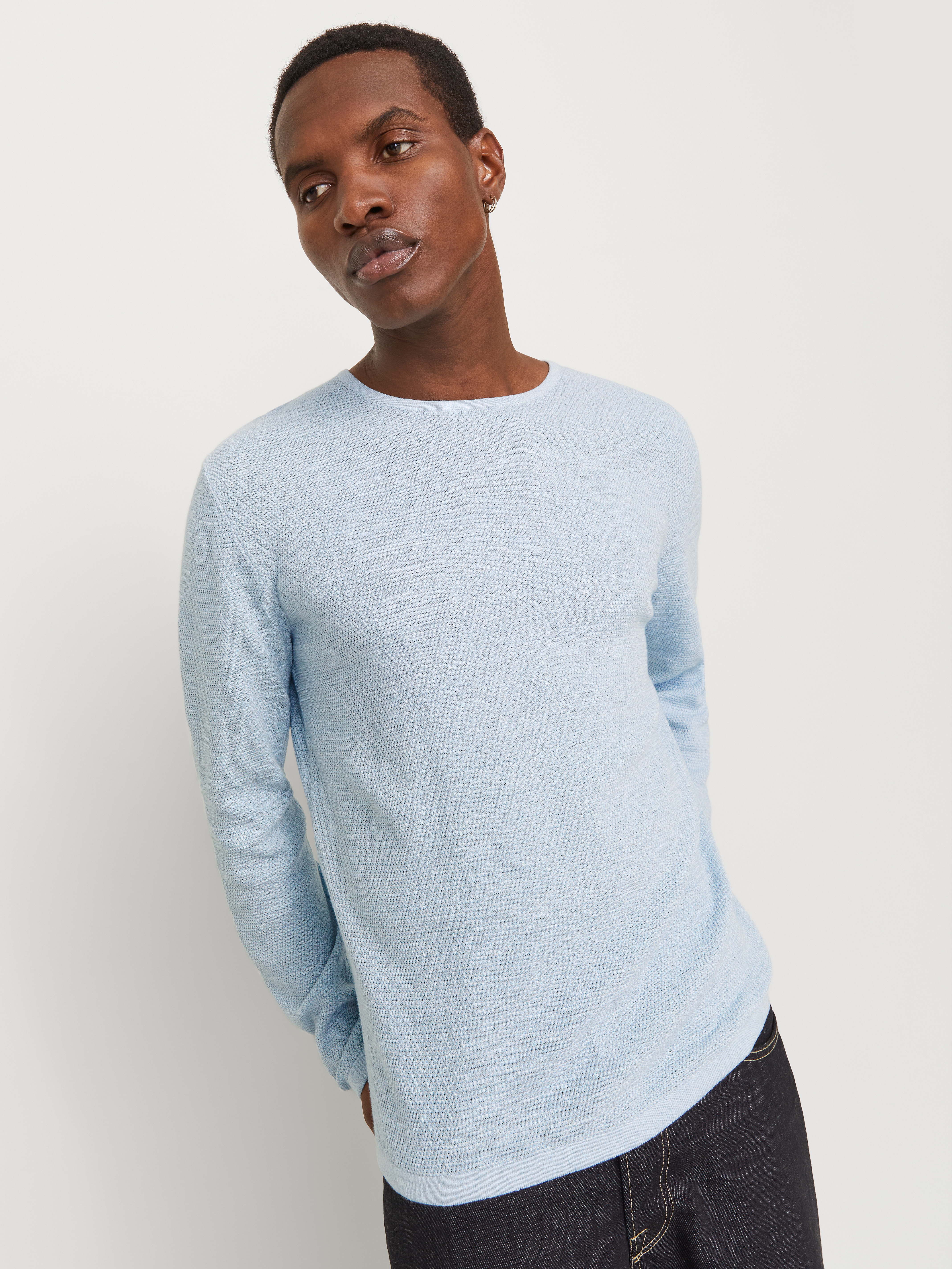 Jack & Jones Rundhalspullover "JJEGEORGE KNIT CREW NECK NOOS", in Strick Op günstig online kaufen