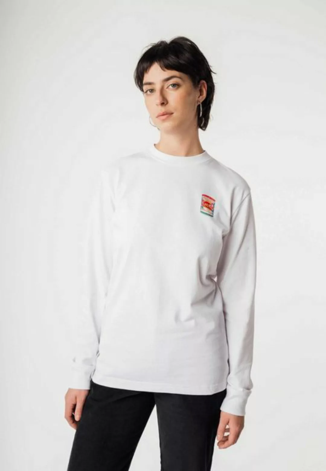 MELA Langarmshirt Oversized Langarmshirt Artist Edition Anjali günstig online kaufen