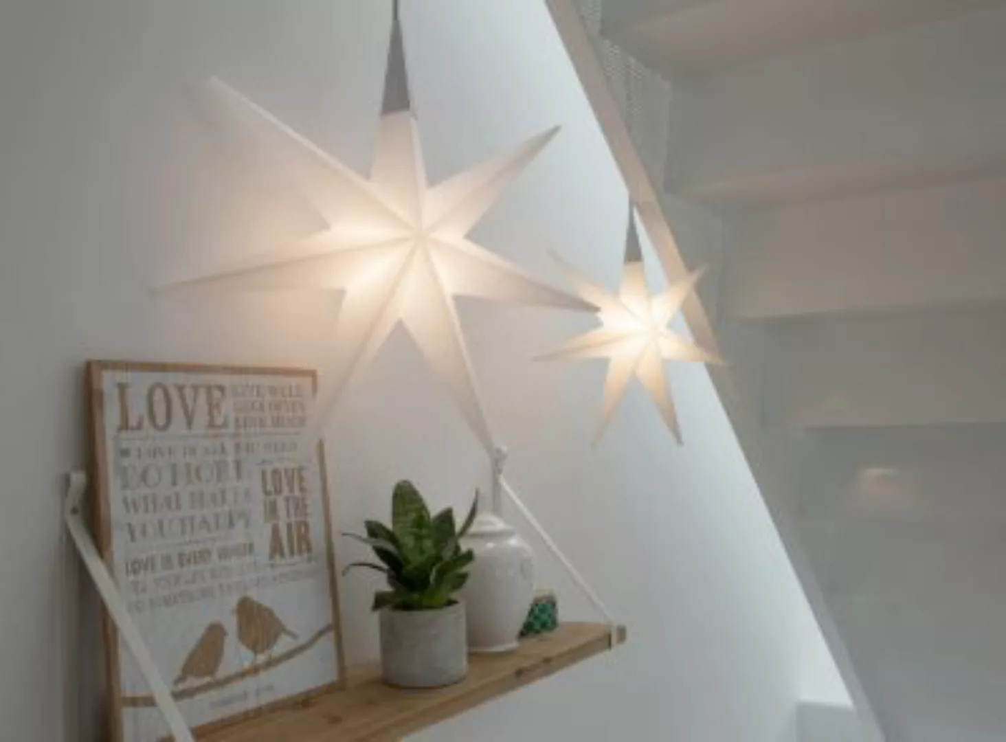 8 seasons design Shining Glory Star (LED) Gartenleuchte weiß günstig online kaufen