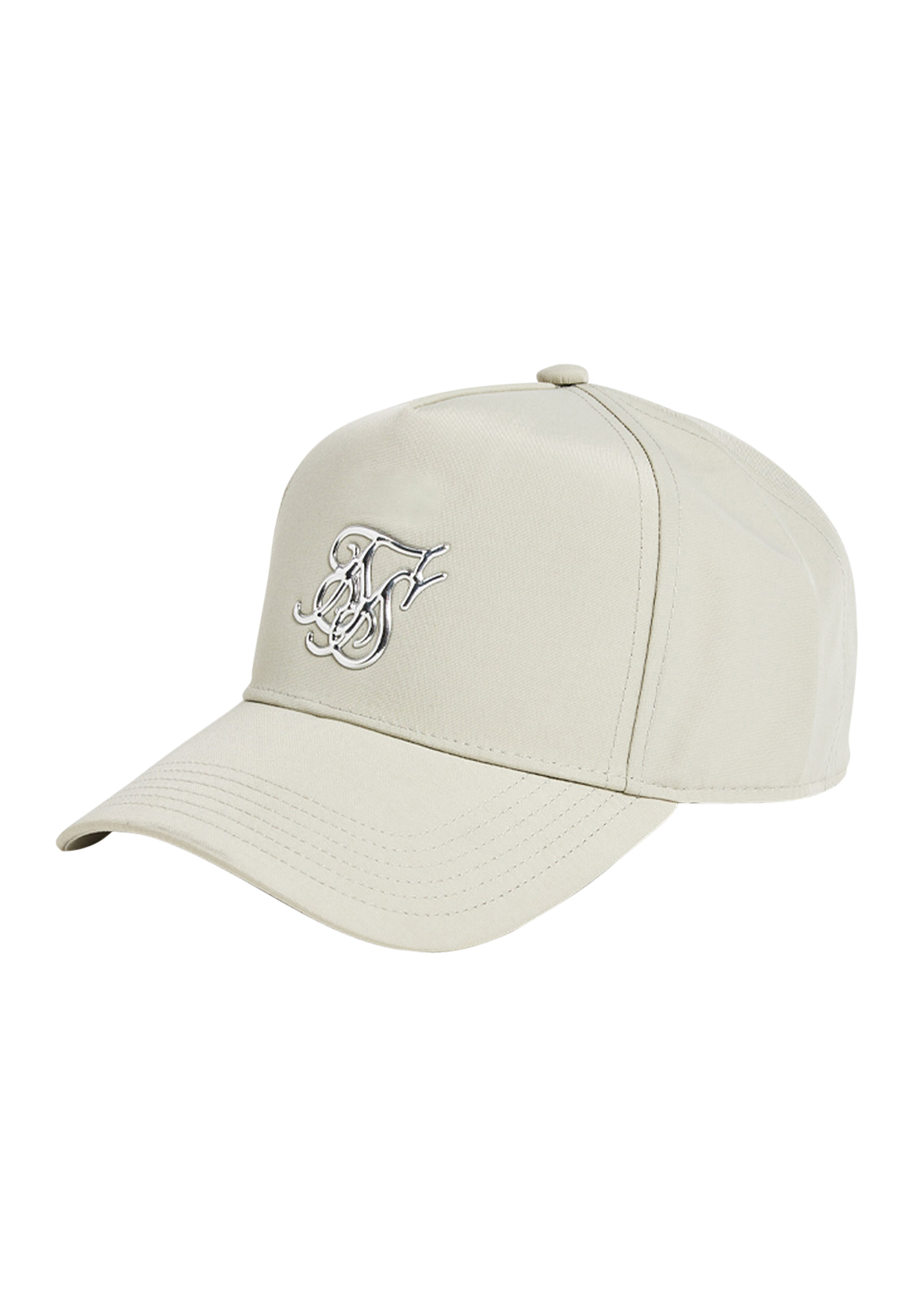 SikSilk Cap METALLIC SS TRUCKER SS-22222 Ecru Silver Hellgrau günstig online kaufen