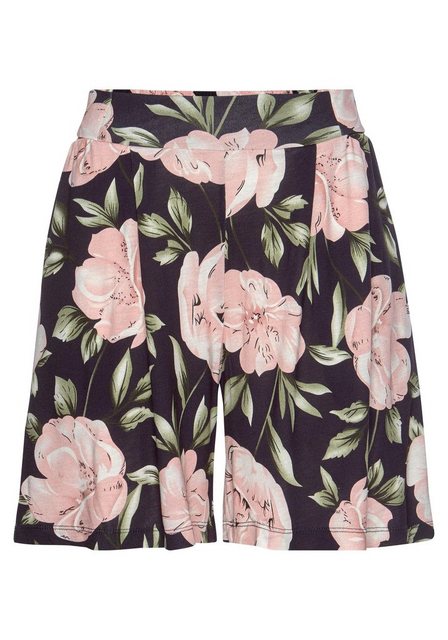 s.Oliver Shorts mit Bindeband am Bund, im Blumenprint, kurze Hose günstig online kaufen