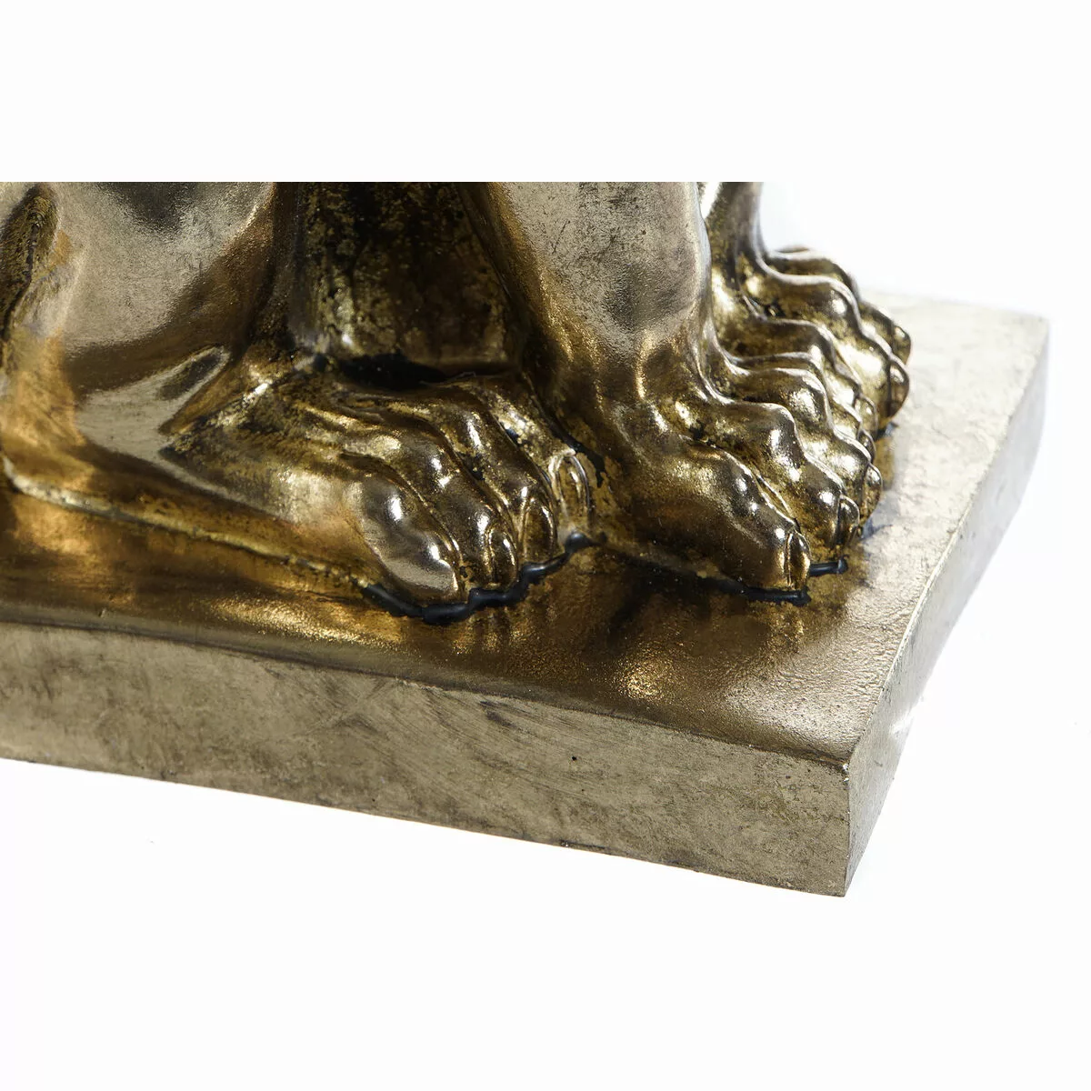 Deko-figur Dkd Home Decor Golden Löwe Harz (15 X 18 X 34 Cm) günstig online kaufen