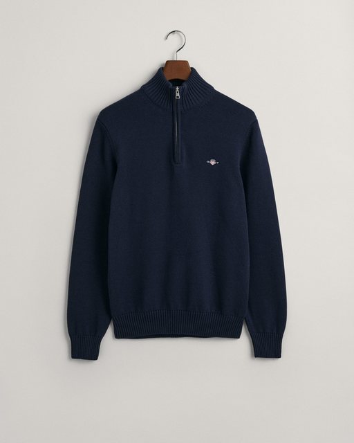 Gant Strickpullover CASUAL COTTON HALF ZIP günstig online kaufen