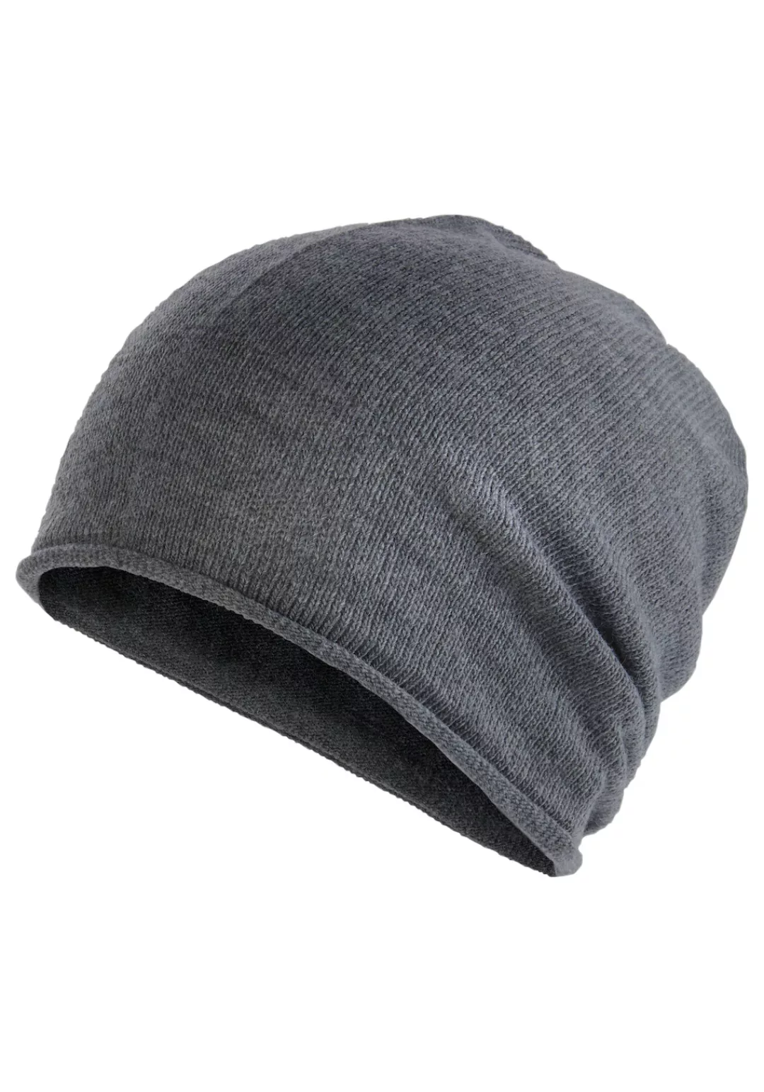 Laura Scott Beanie, aus weichem Feinstrick, mit modischem Rollrand günstig online kaufen