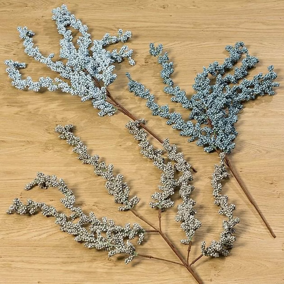 Boltze Kunstpflanzen & -blumen Mascha Zweig sortiert blau 85 cm (blau) günstig online kaufen