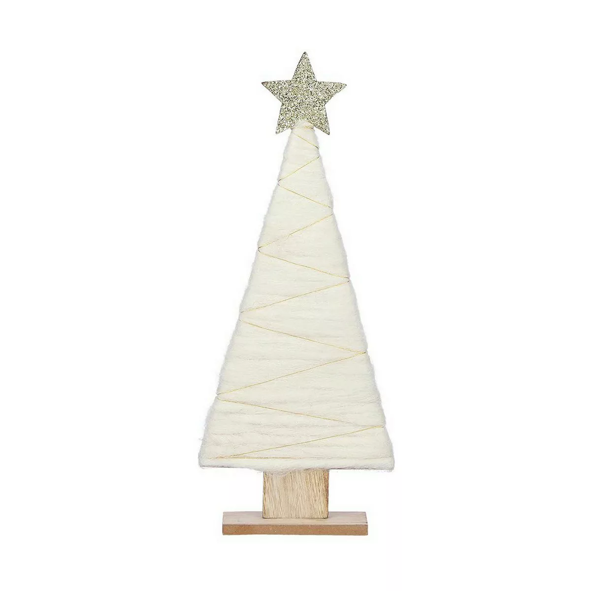 Weihnachtsbaum Black Box Holz Weiß (17 X 5 X 40 Cm) günstig online kaufen