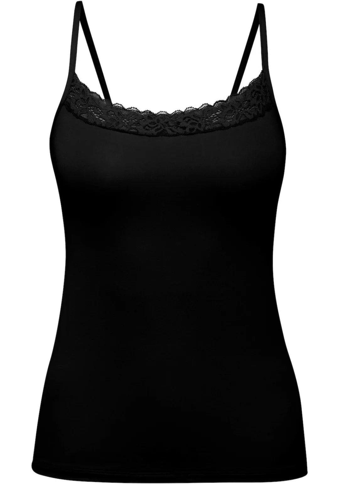 CALIDA Unterhemd "Natural Comfort Lace", Top mit verstellbaren Trägern, zar günstig online kaufen