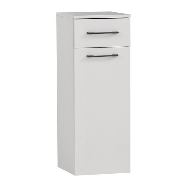 Lomadox Unterschrank MESA-80 weiß matt Badezimmer Schrank Tür Schublade 32, günstig online kaufen