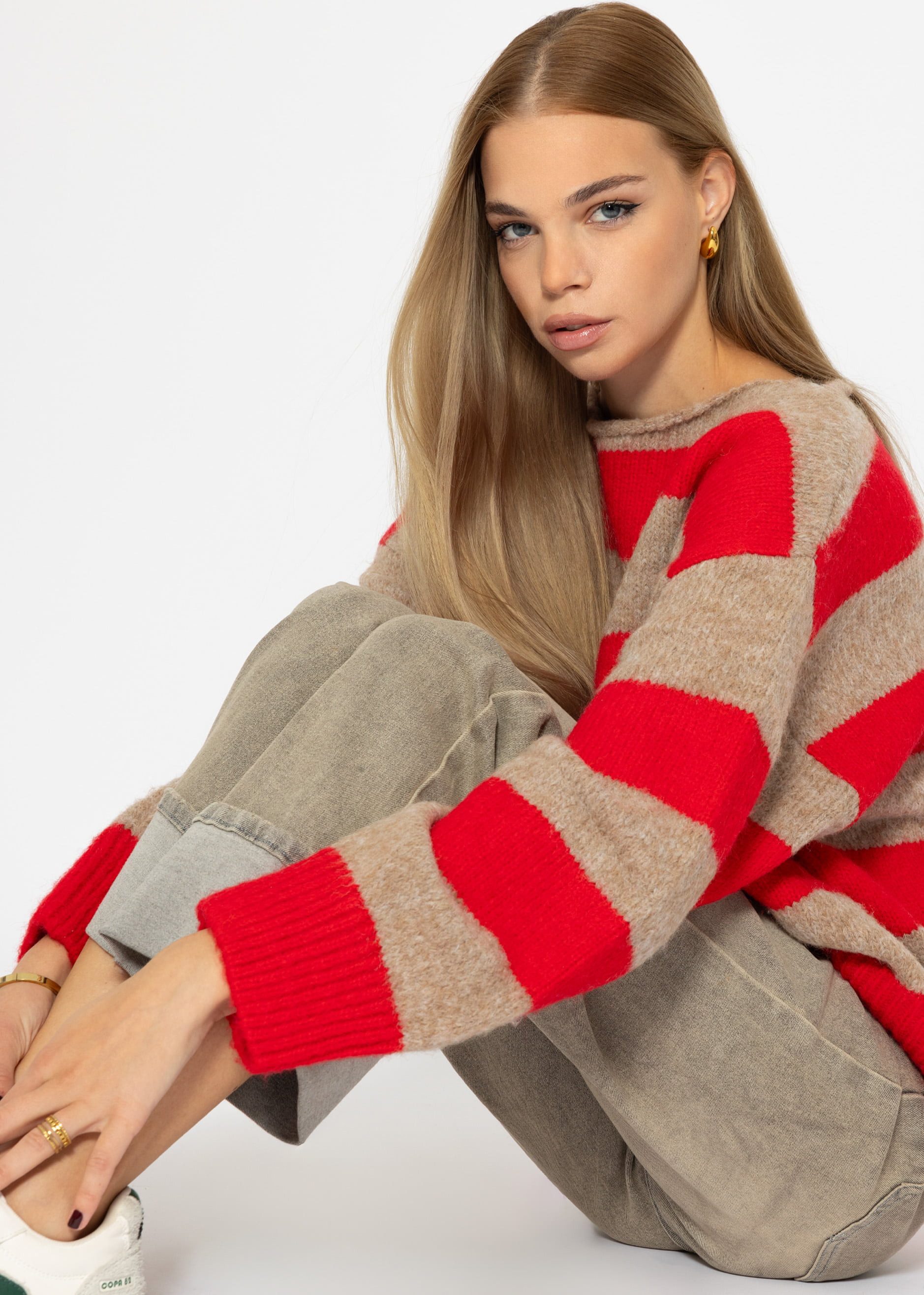 SASSYCLASSY Strickpullover Oversize Pullover Damen in günstig online kaufen