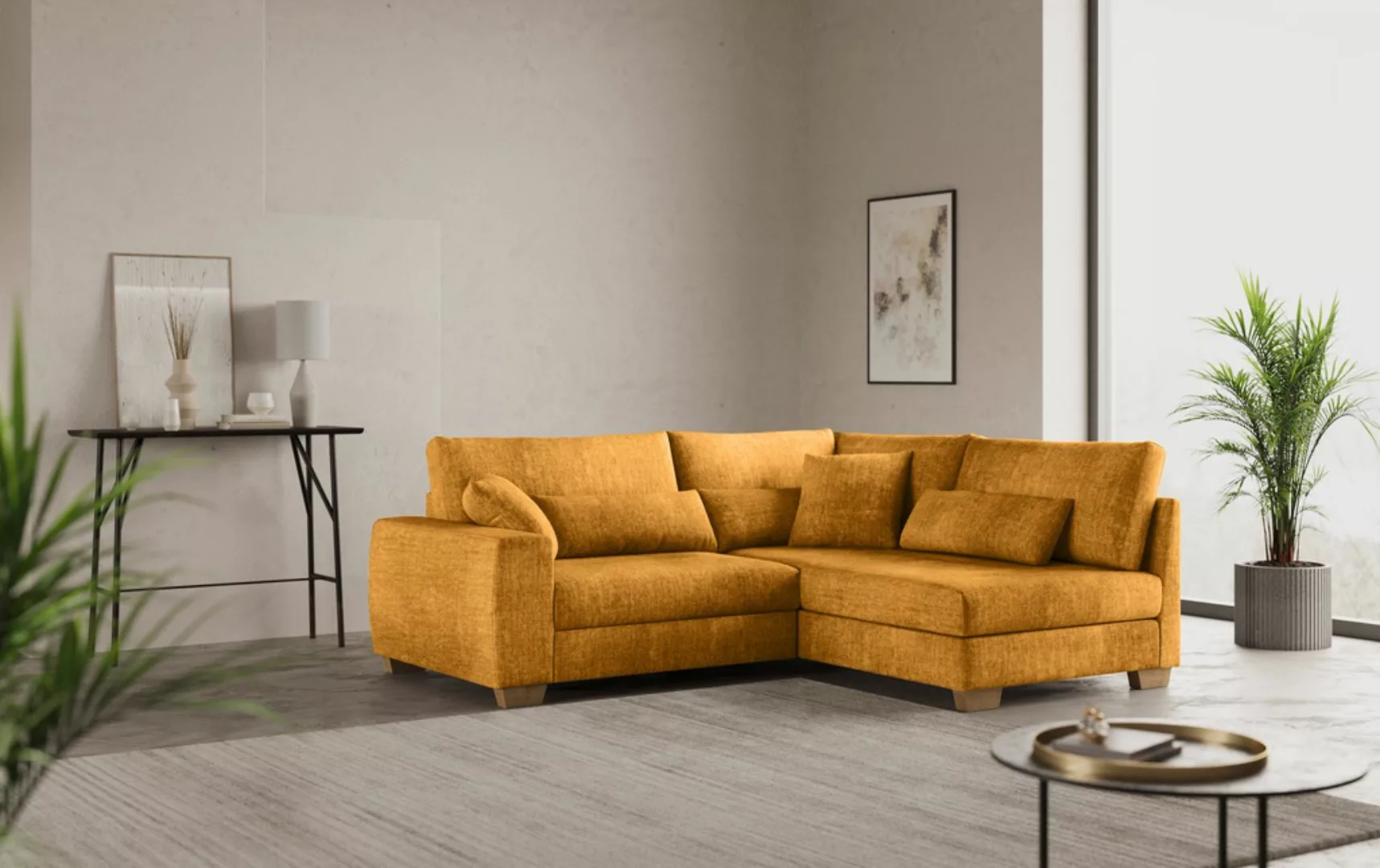 Mr. Couch Ecksofa "Helena L-Form", mit Taschenfederkern, bis 140 kg belastb günstig online kaufen