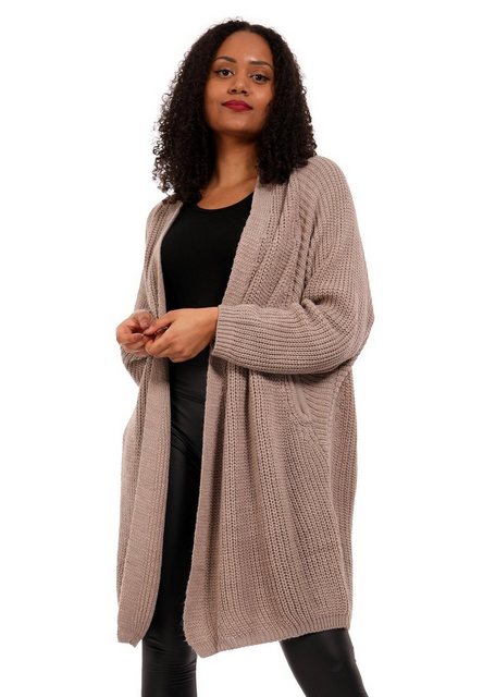 YC Fashion & Style Cardigan Oversize Cardigan Strickjacke Basic-Form versch günstig online kaufen