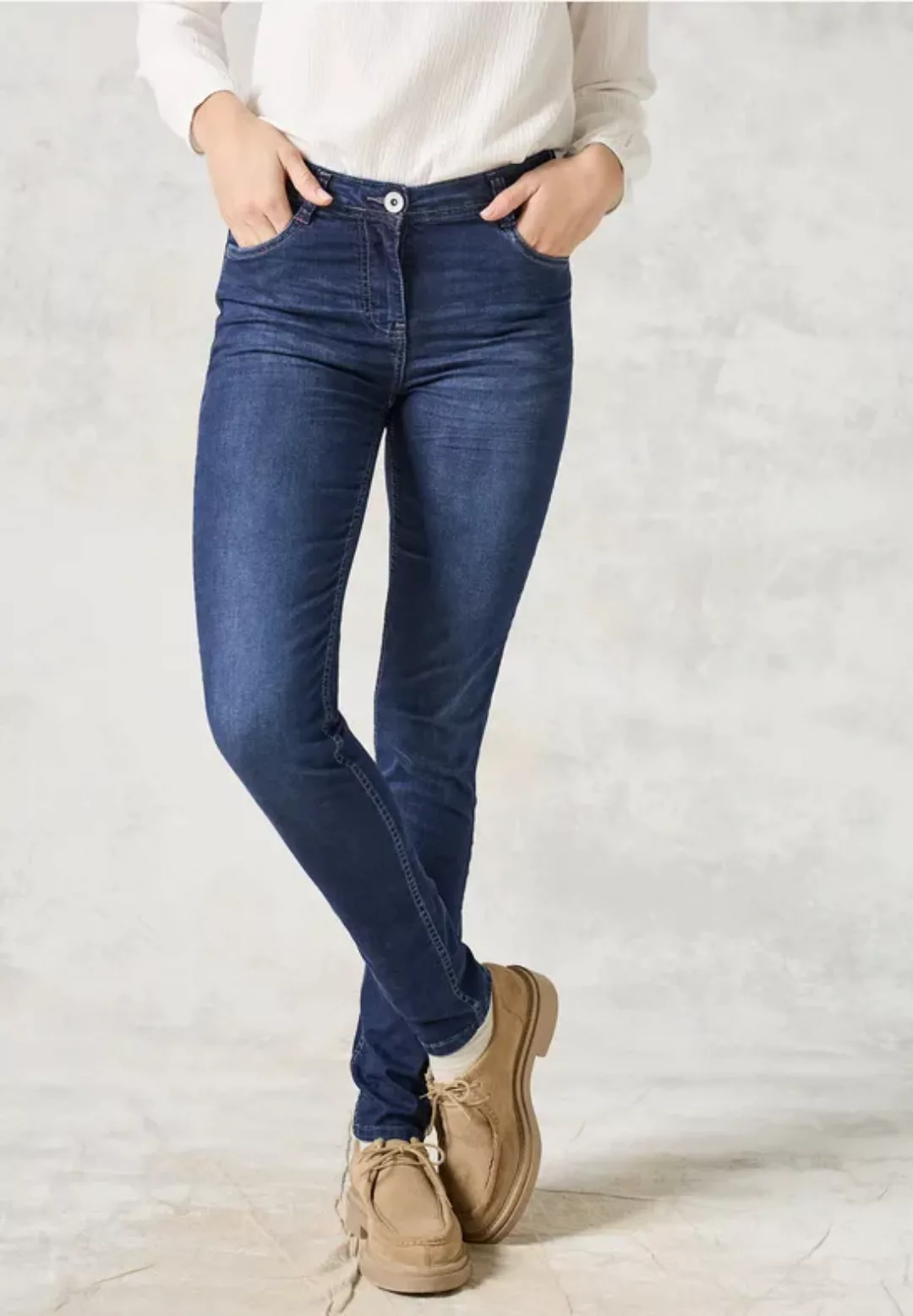 Cecil Comfort-fit-Jeans, High Waist günstig online kaufen