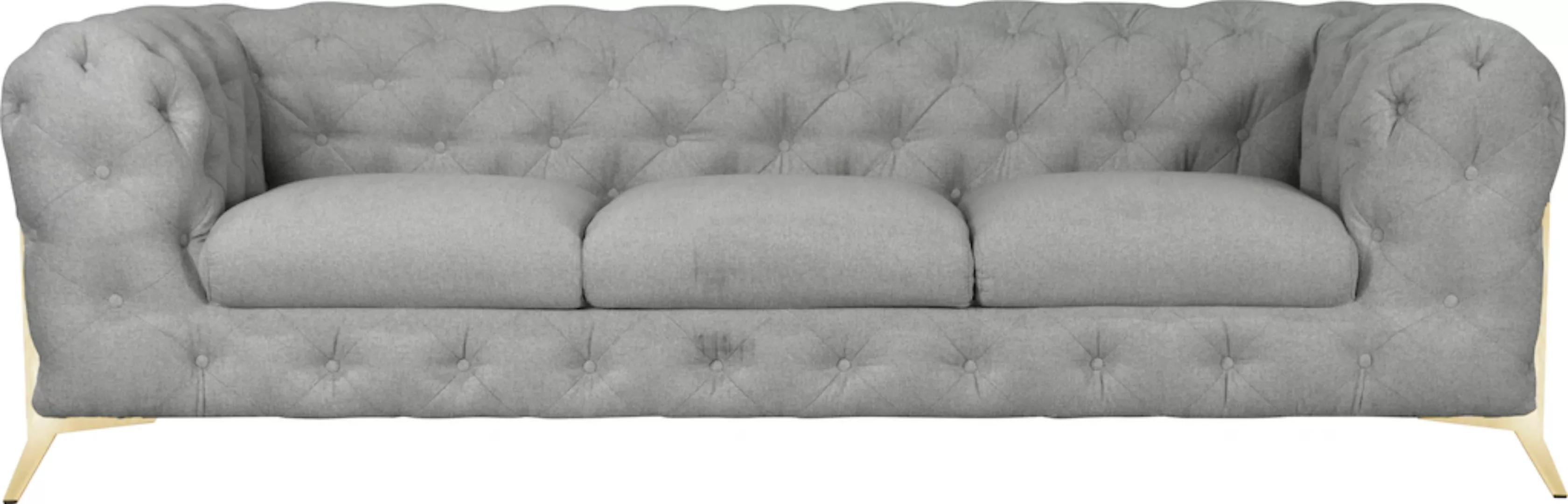 Leonique Chesterfield-Sofa "Amaury", aufwändige Knopfheftung, moderne Chest günstig online kaufen