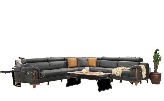 JVmoebel Ecksofa Ecksofa L-Form Modern Sofa Wohnzimmer Couch Polster, 5 Tei günstig online kaufen