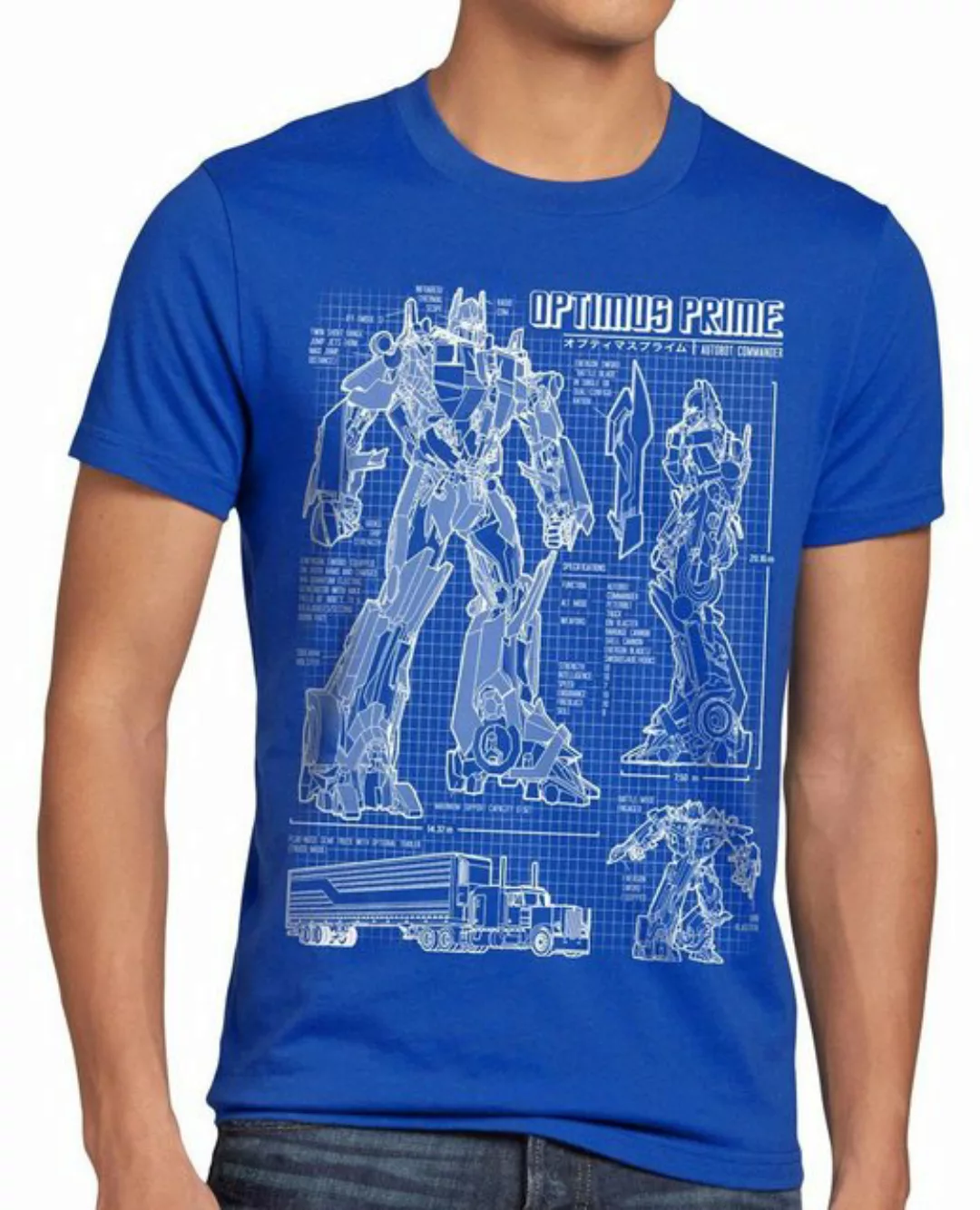 style3 T-Shirt Optimus Prime blaupause autobot transformers günstig online kaufen