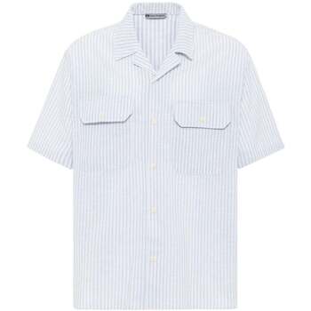 Dandalo  Hemdbluse Rik Oversize Lapel Collar Striped Shirt with Breast Pock günstig online kaufen