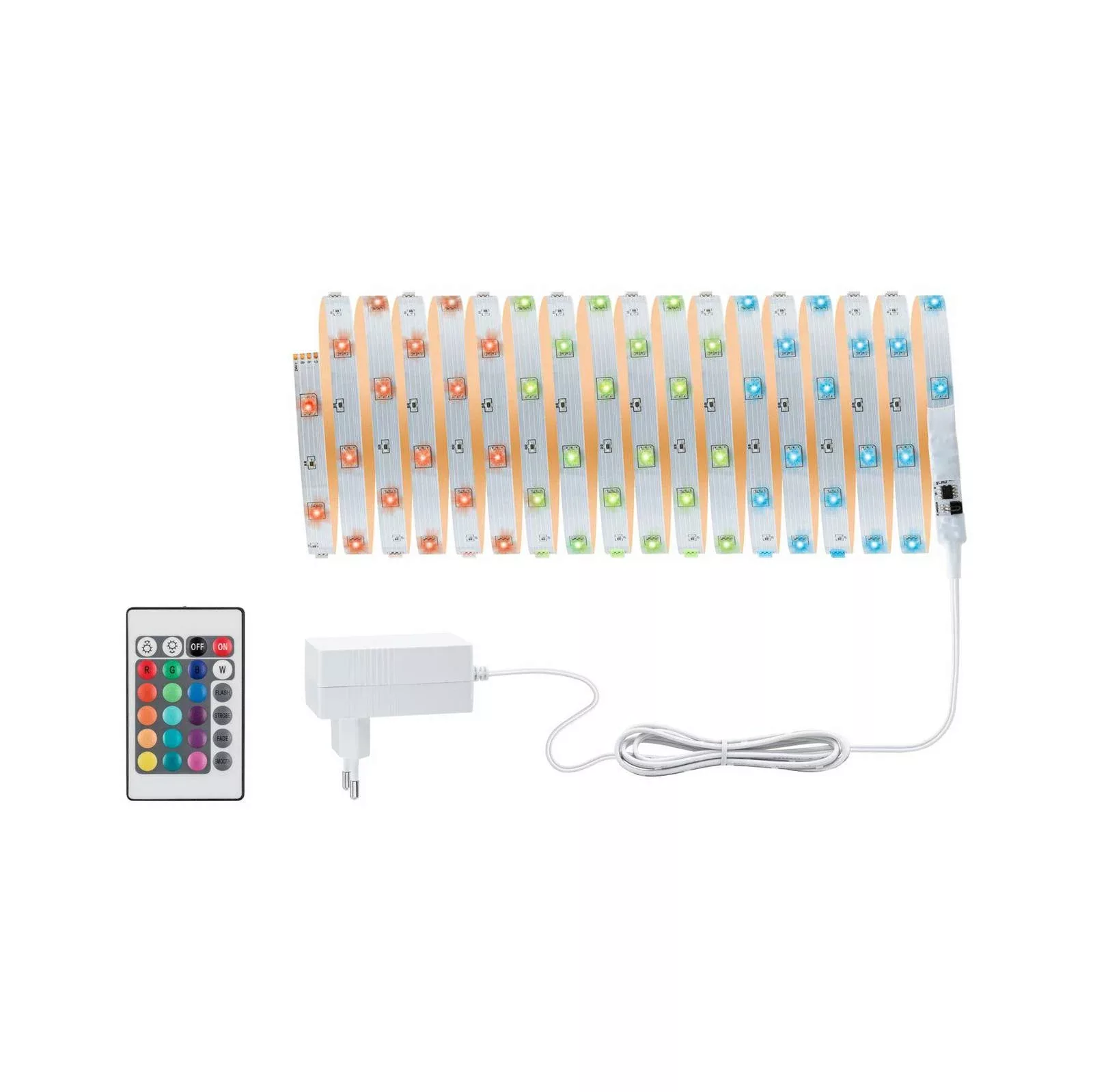 Paulmann LED-Strip-Set TIP, 10 m, weiß, Kunststoff, RGB günstig online kaufen