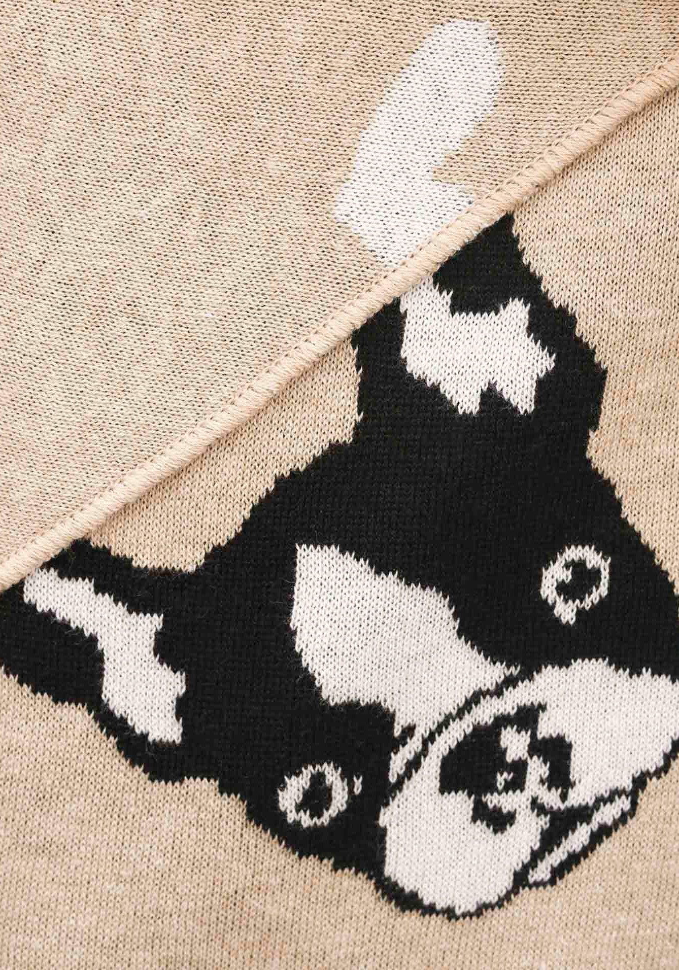 Zwillingsherz Modetuch Dreieckstuch BW "Herzens Hund", günstig online kaufen