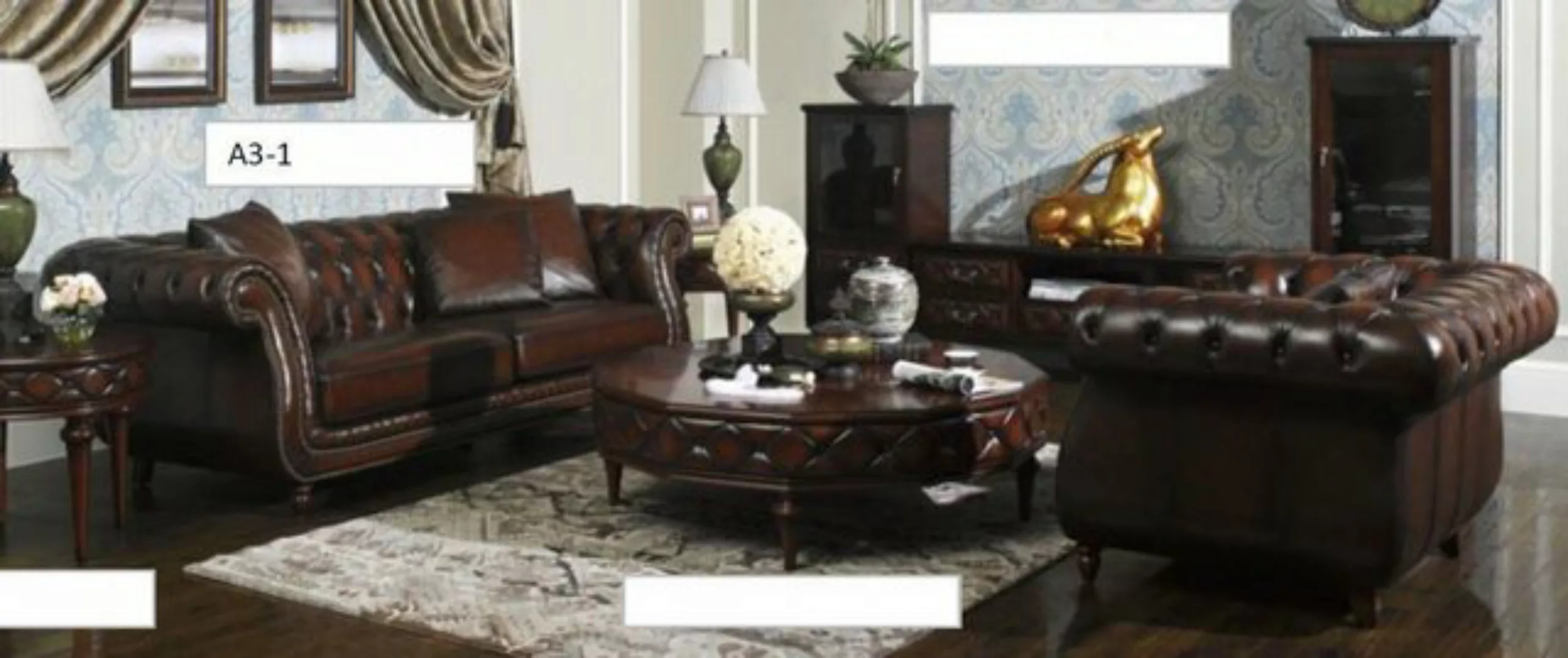 JVmoebel Chesterfield-Sofa, Klassische Polster Couch Chesterfield 3 Sitzer günstig online kaufen