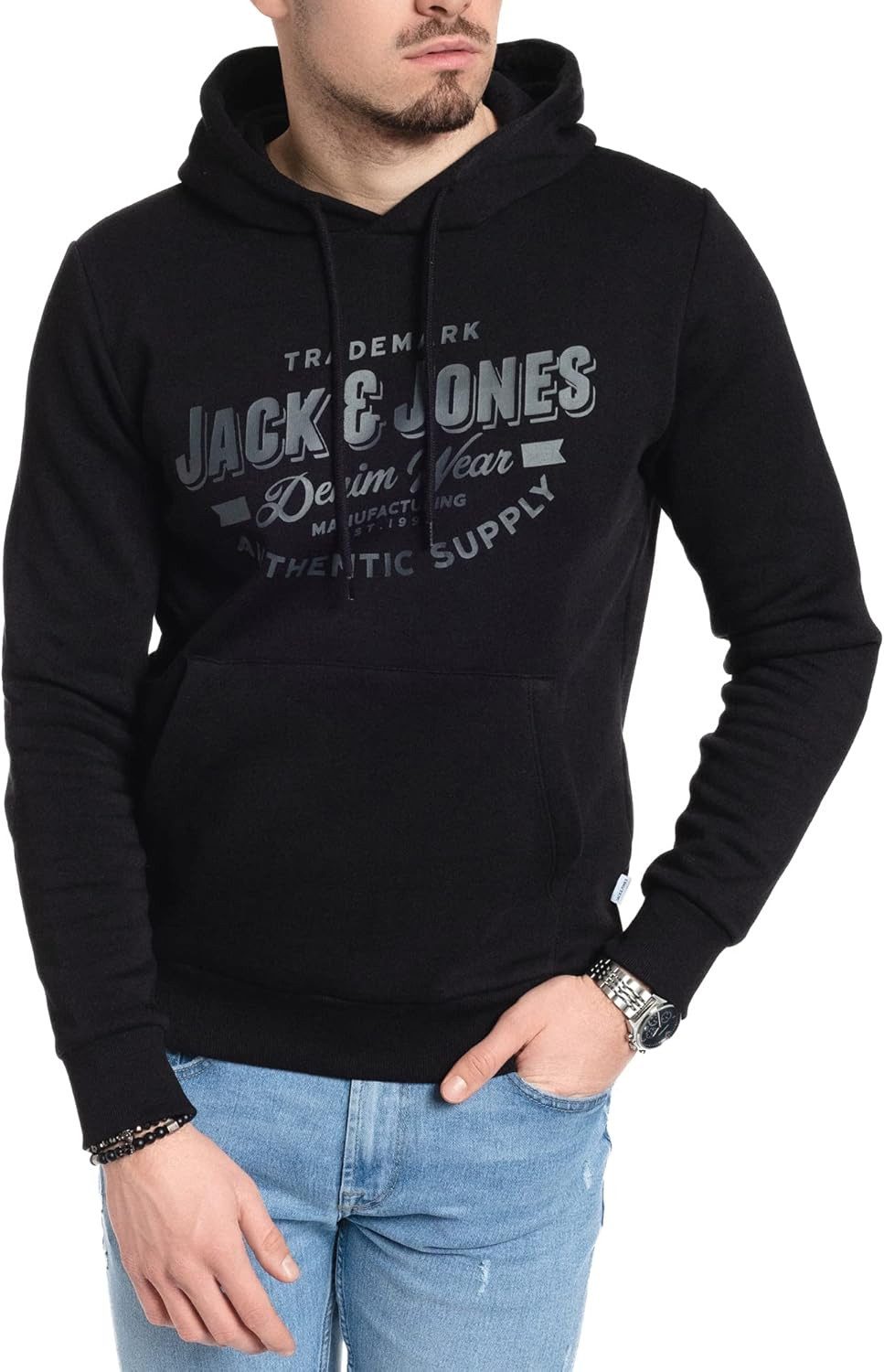 Jack & Jones Kapuzensweatshirt mit Kängurutasche günstig online kaufen