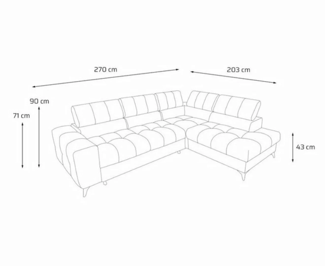 NEXT COLLECTION Ecksofa Pudding L günstig online kaufen