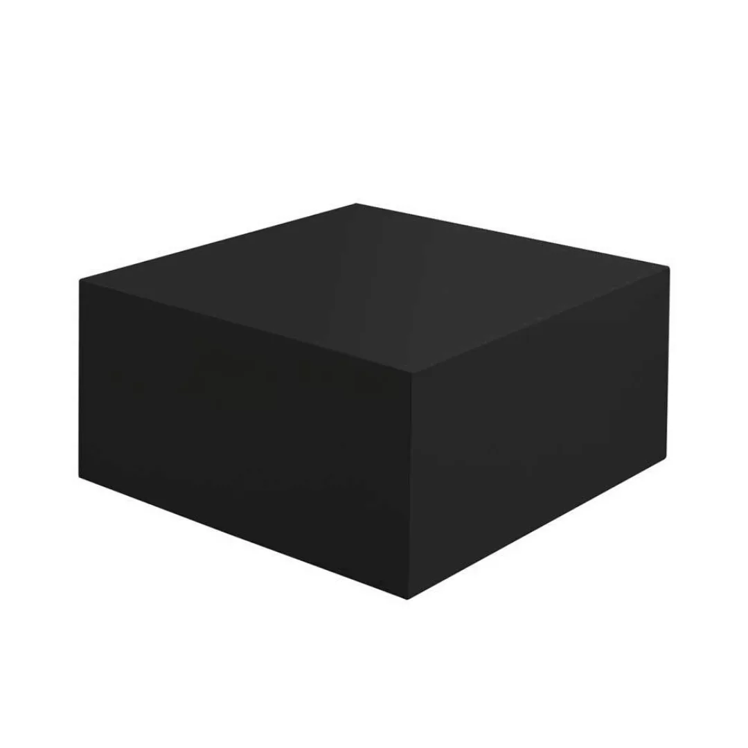 Block Couchtisch in Schwarz Hochglanz 60 cm breit günstig online kaufen
