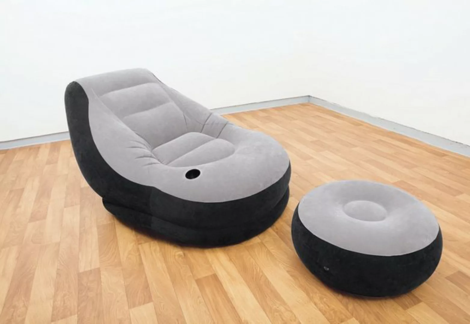 Intex Luftsessel Sessel Ottomane Ultra Lounge aufblasbar 102 x 137 x 79 cm günstig online kaufen