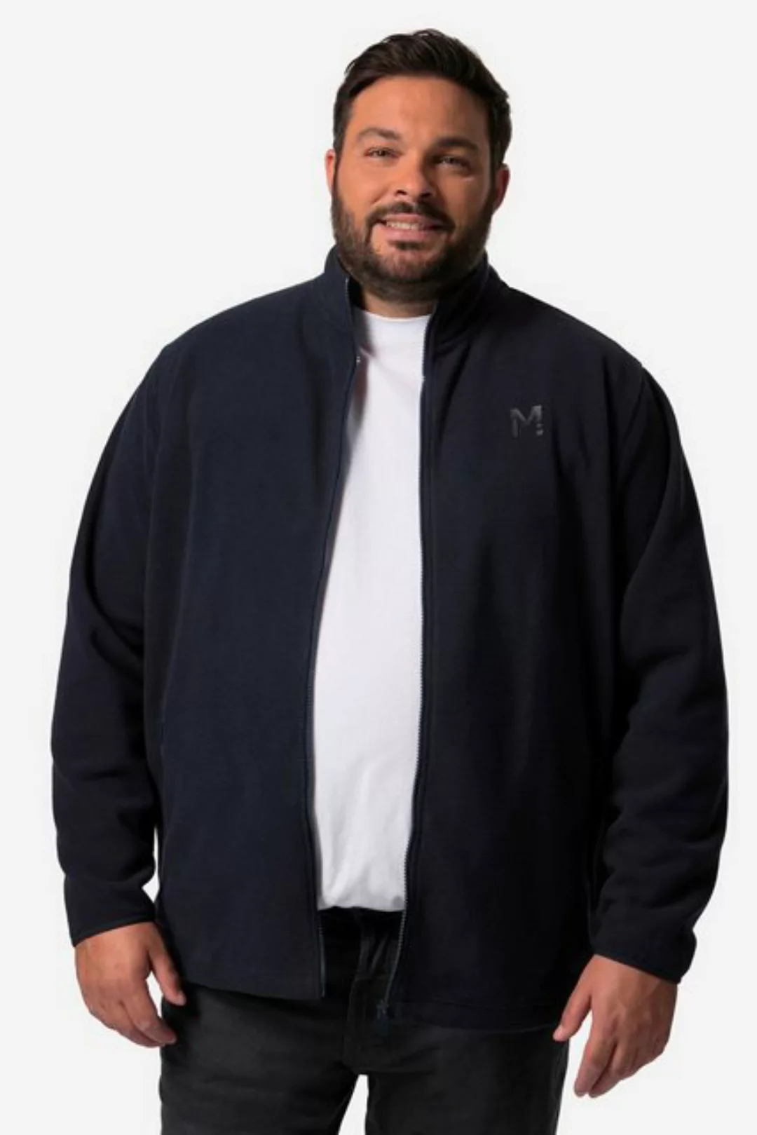 Men Plus Fleecejacke Men+ Fleecejacke Stehkragen bis 8 XL günstig online kaufen