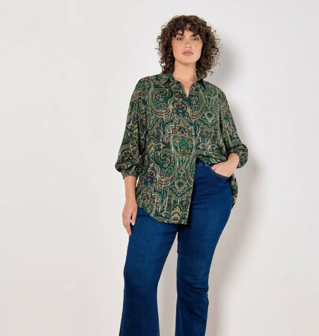 Apricot Langarmshirt Druckbluse, mit Paisleyprint günstig online kaufen