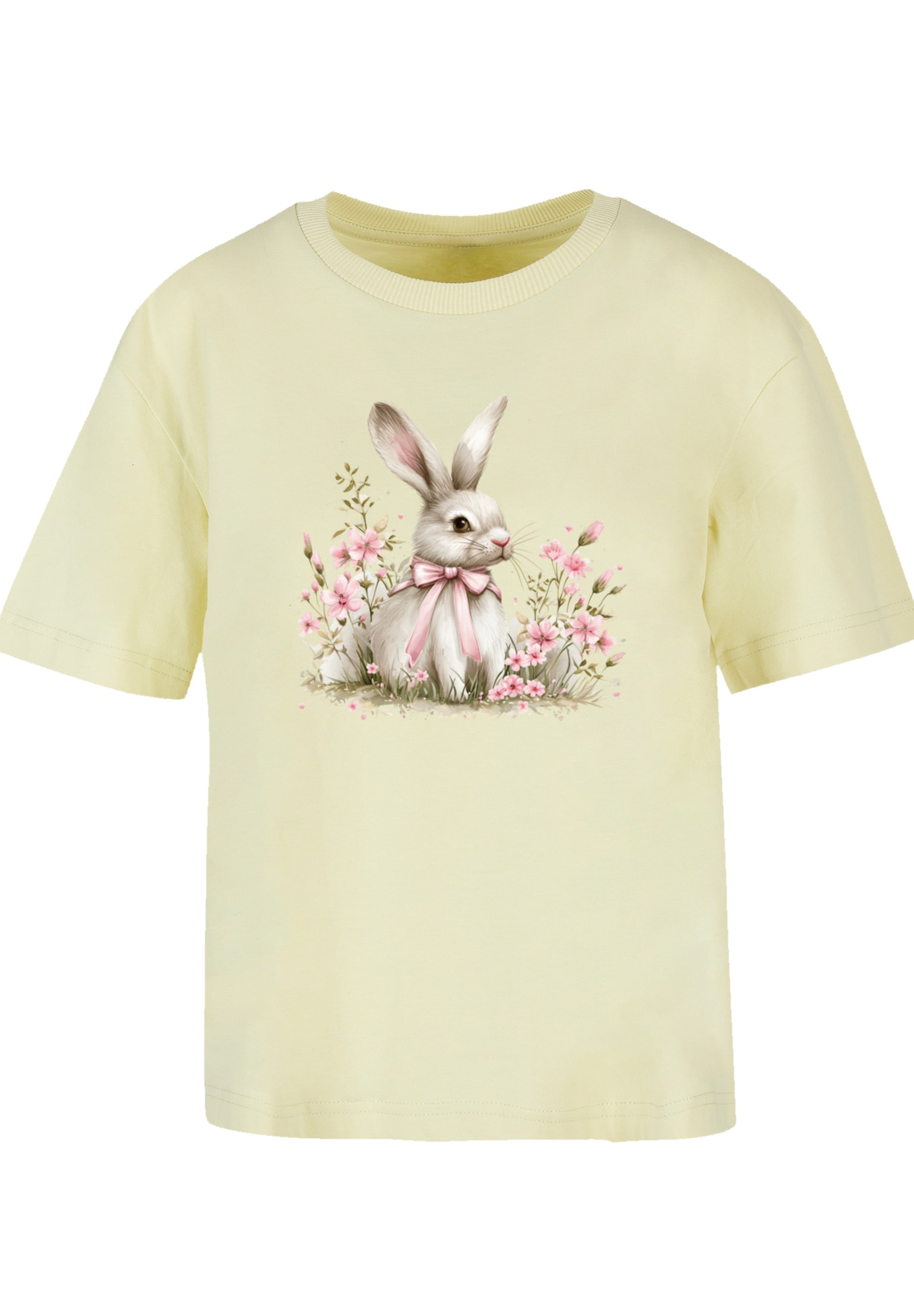 F4NT4STIC T-Shirt "Niedlicher Osterhase mit Blumen", Premium Qualität günstig online kaufen