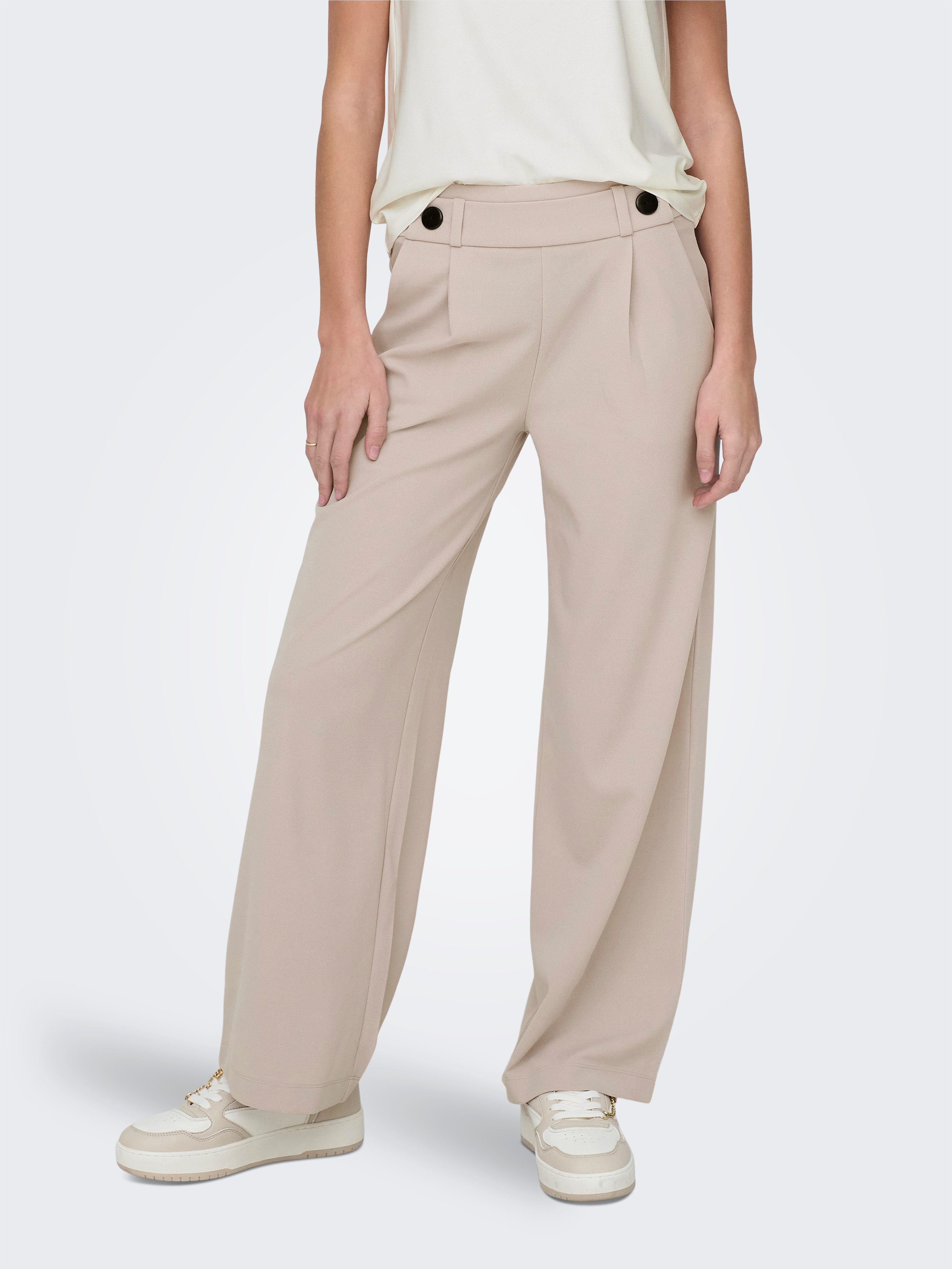 JDY Jerseyhose "JDYGEGGO NEW LONG PANT JRS NOOS", mit dekorativem Riegel vo günstig online kaufen