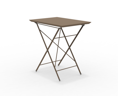 STEP - Faltbarer Gartentisch 70x50 cm corten günstig online kaufen