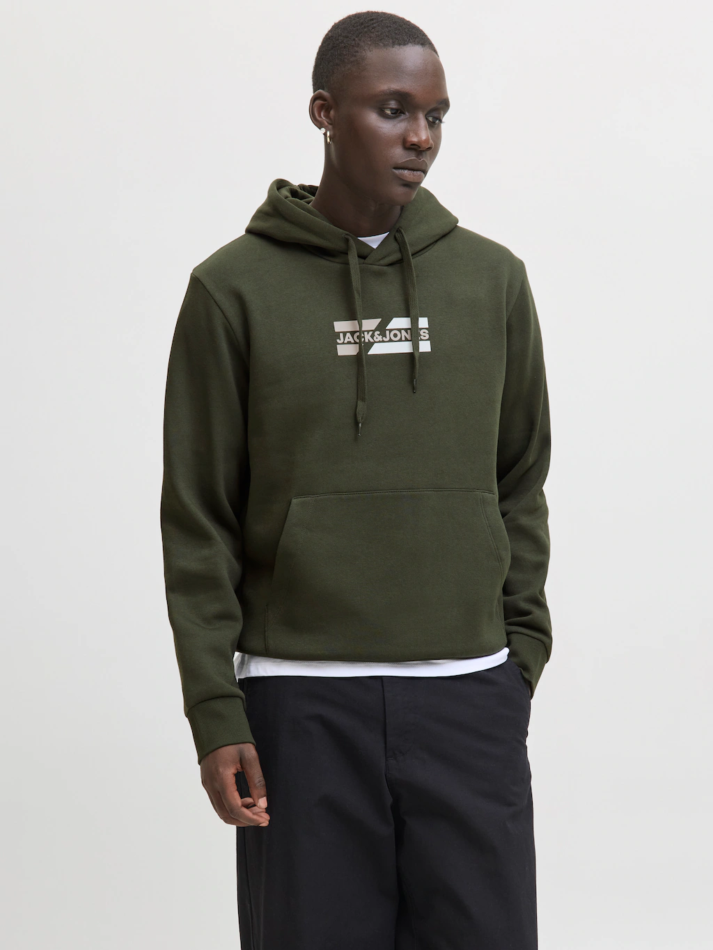 Jack & Jones Kapuzensweatshirt "JJECORP GRAPHIC SWEAT HOOD NOOS", mit Logo günstig online kaufen