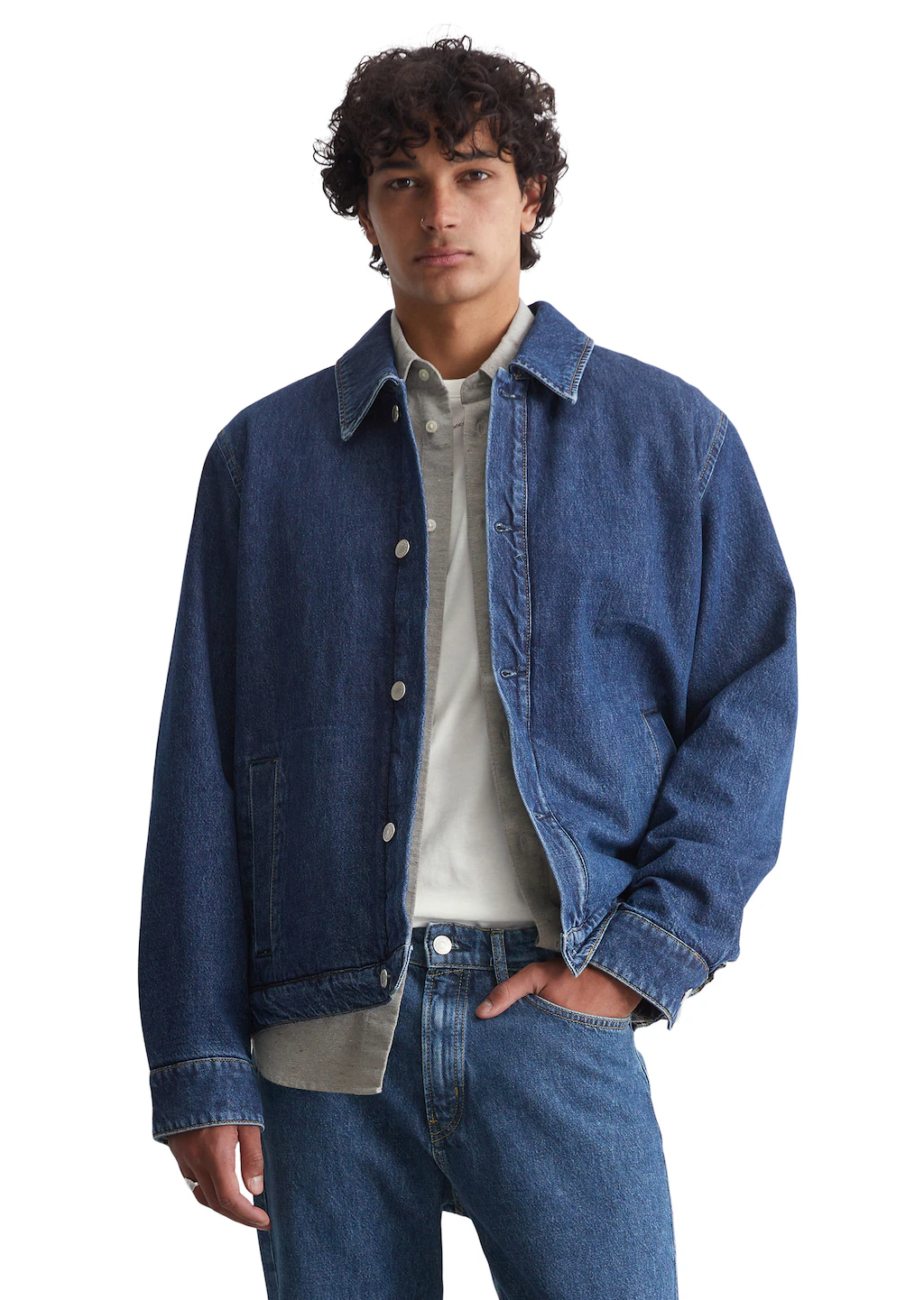 Marc OPolo DENIM Jeansjacke "mit leichter Wattierung und Fleecefutter", ohn günstig online kaufen