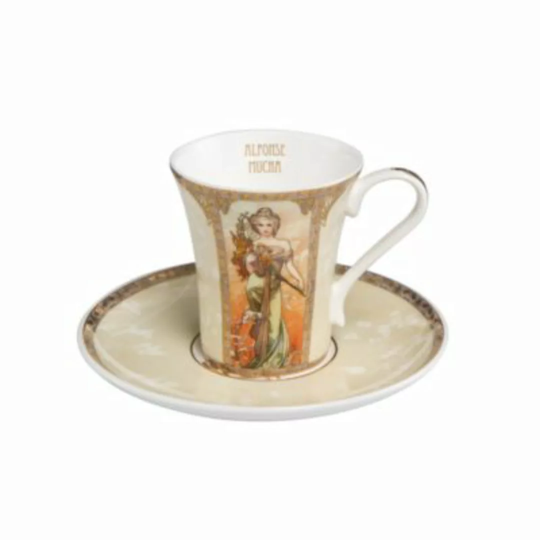 Goebel Espressotasse Alphonse Mucha - Frühling / Sommer bunt günstig online kaufen