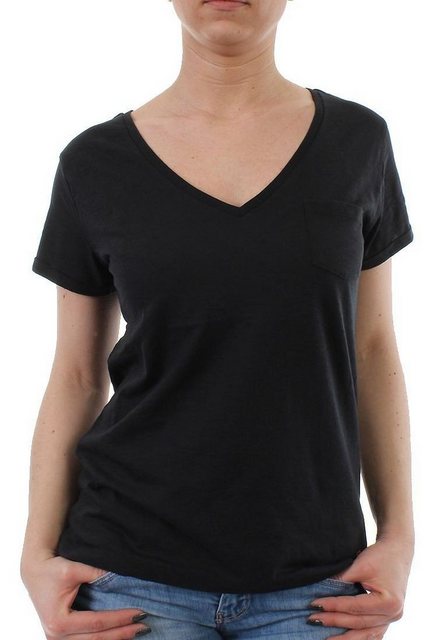 Superdry T-Shirt Superdry T-Shirt Women VINTAGE DYE VEE TEE Black günstig online kaufen