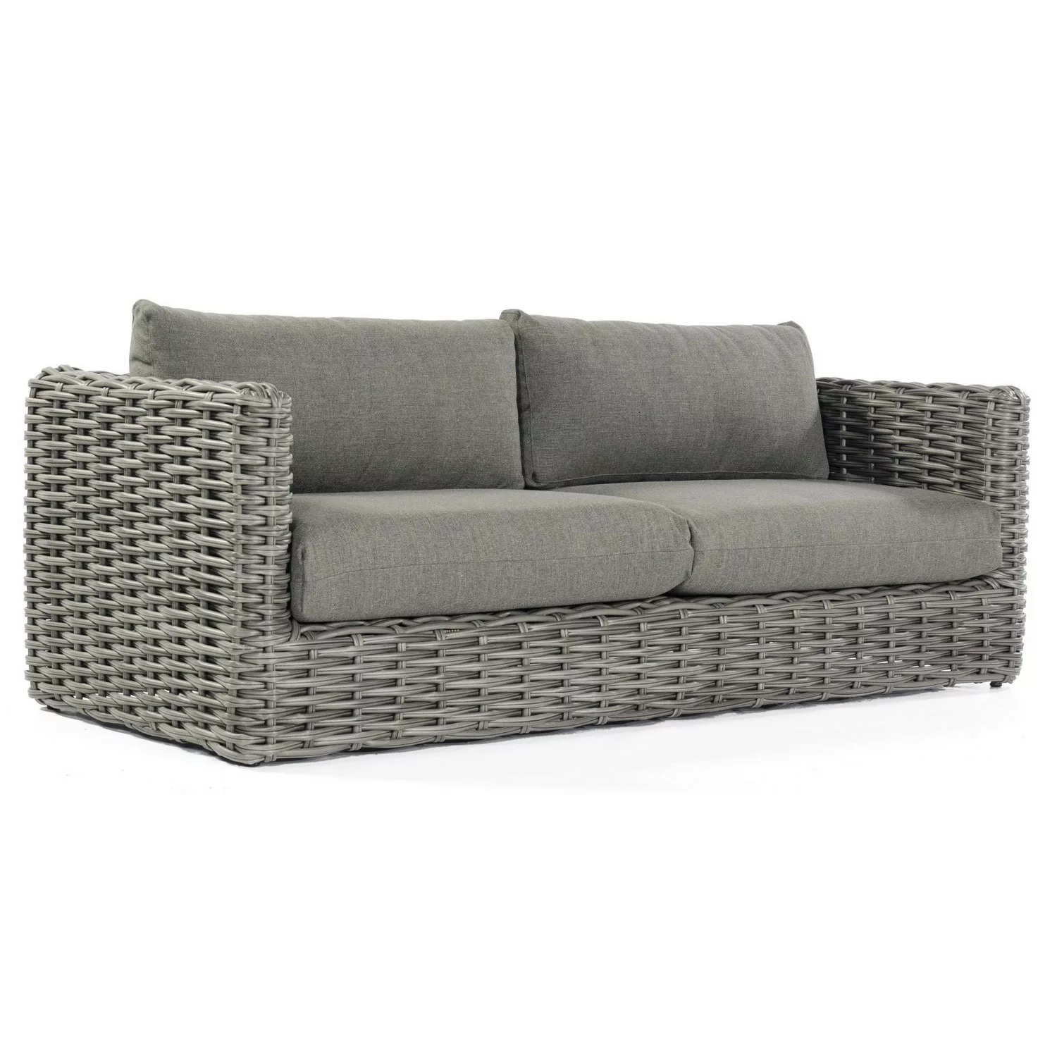 Natur24 Sands Sofa Kunststoffgeflecht Charcoal günstig online kaufen