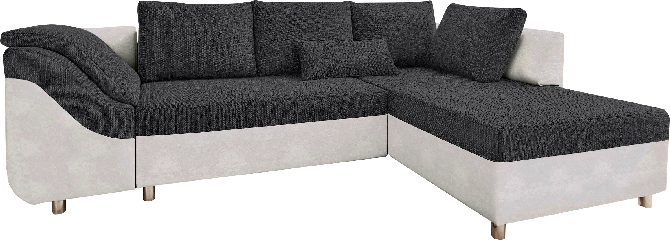 COLLECTION AB Ecksofa Sally L-Form, mit und ohne Bettfunktion, inklusive lo günstig online kaufen