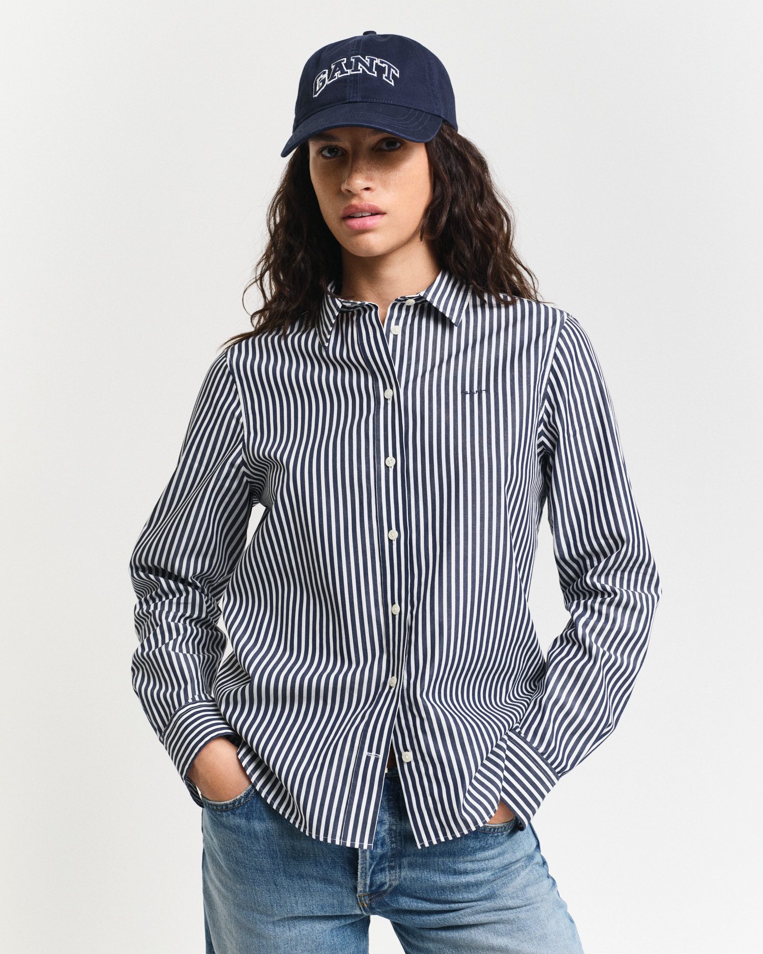 Gant Hemdbluse REG POPLIN STRIPED SHIRT günstig online kaufen