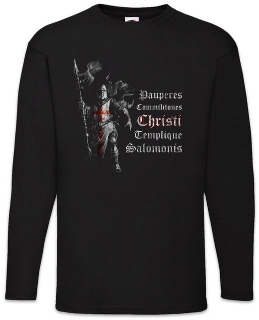 Urban Backwoods Langarmshirt Templar I Langarm T-Shirt Cross Templerkreuz K günstig online kaufen