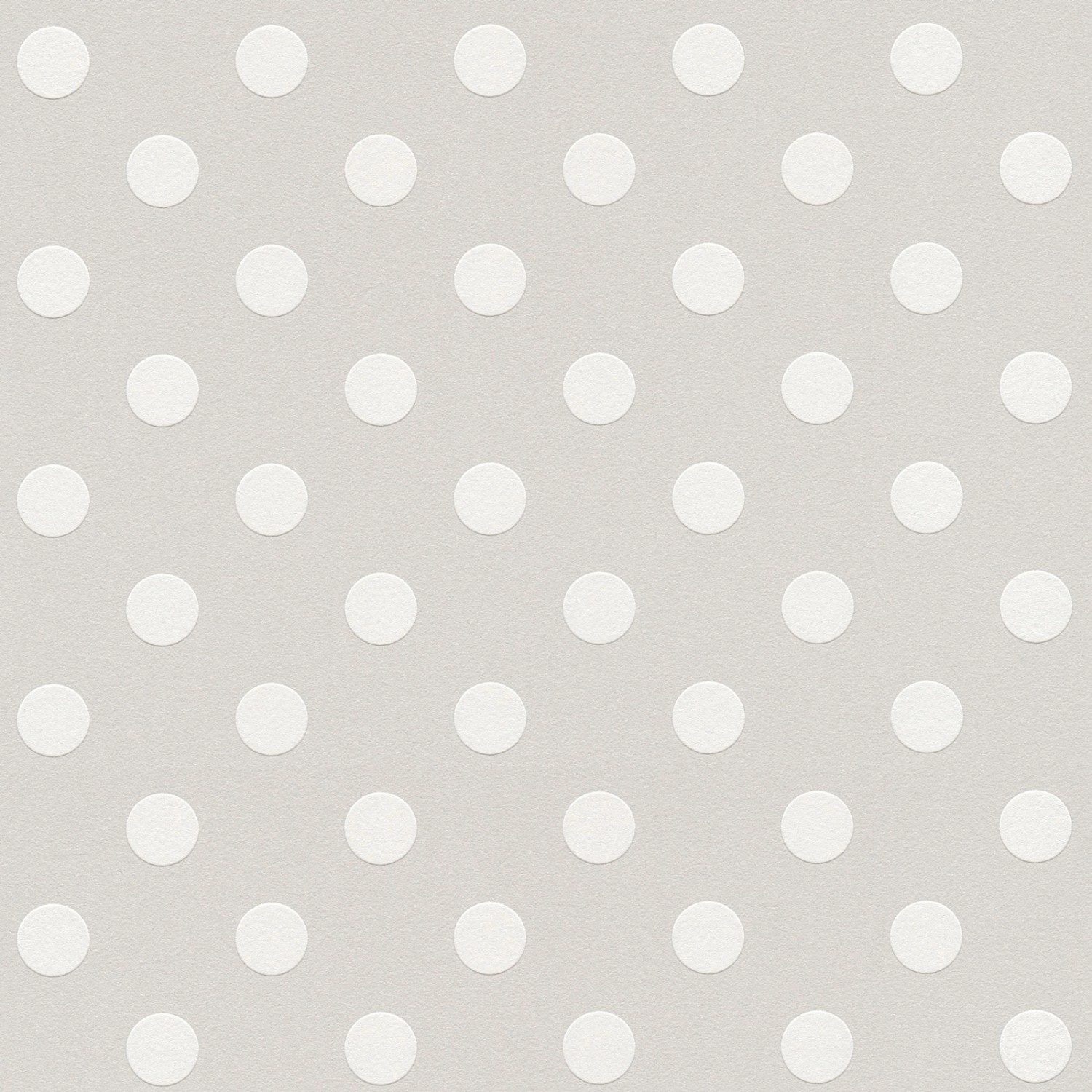 Bricoflor Moderne Tapete mit Punkten Vlies Kindertapete Grau Weiß Gepunktet günstig online kaufen