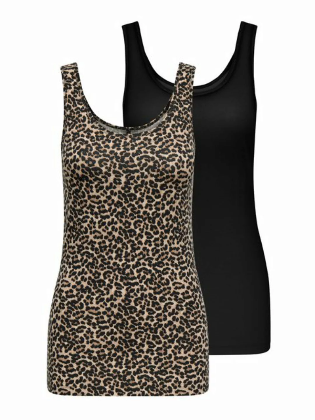 ONLY Tanktop ONLLIVE LOVE AOP S/L TANK TOP 2-PACK JRS (Set, 2-tlg) günstig online kaufen