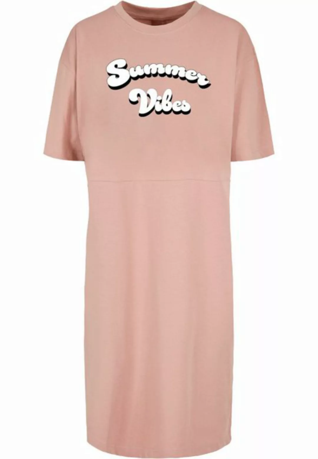 Merchcode Shirtkleid Merchcode Damen Ladies Summer Vibes Oversized Slit Tee günstig online kaufen