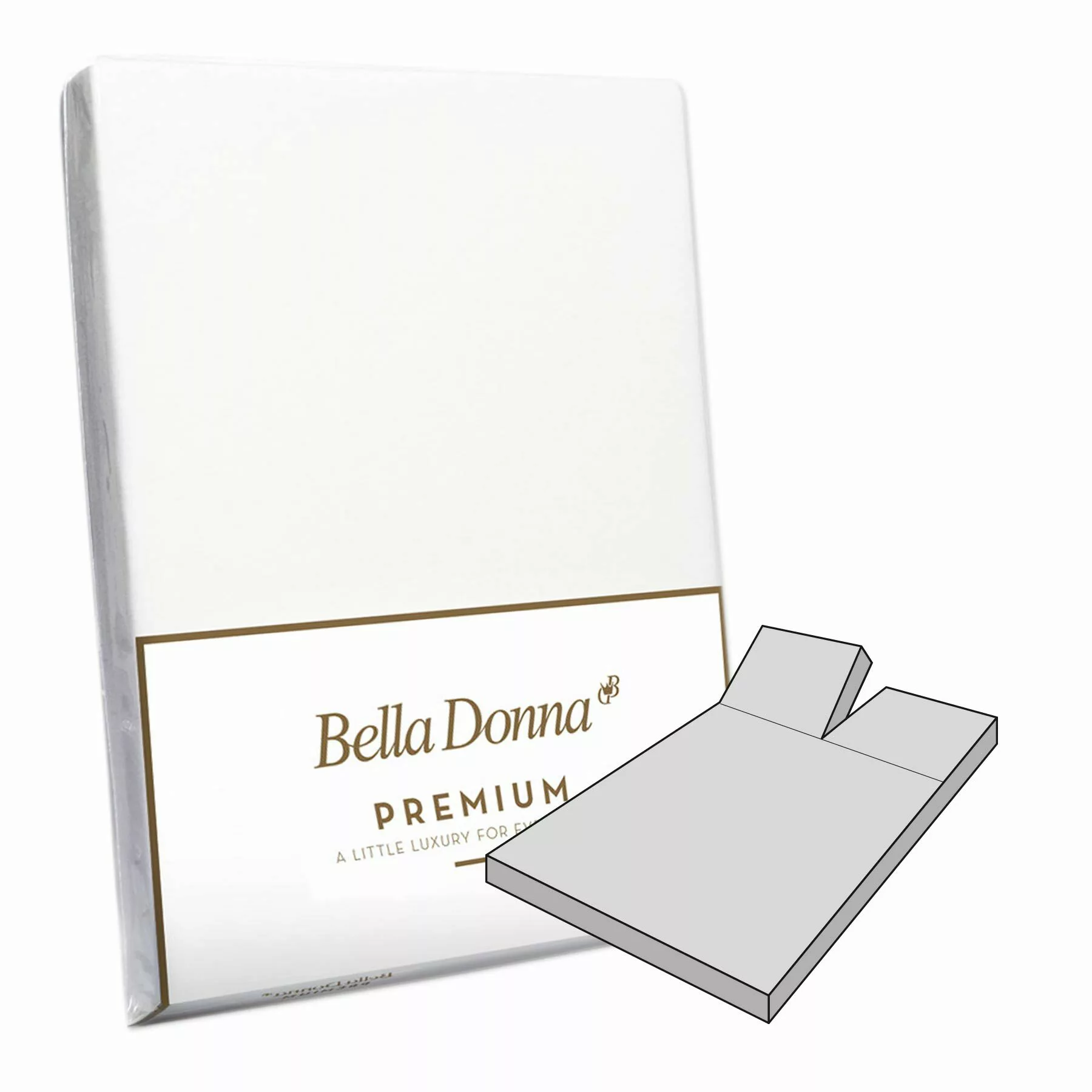 Formesse Split-Topper Spannbetttuch Bella Donna Premium La Piccola Duo 1 günstig online kaufen