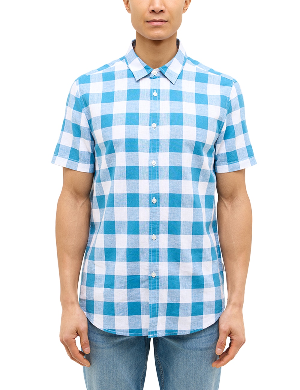 MUSTANG Kurzarmhemd "Herren Style Berkeley" günstig online kaufen