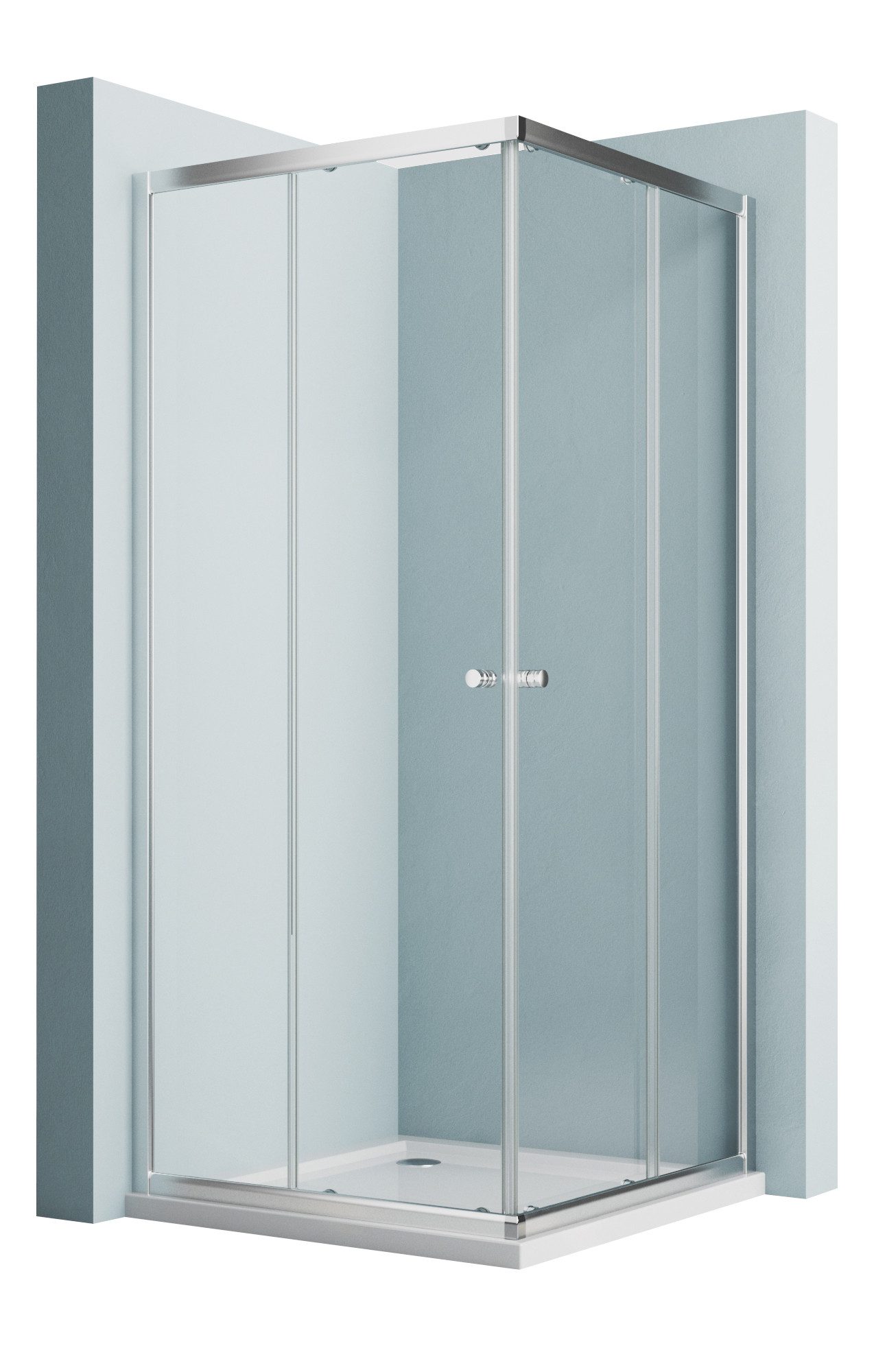 Hopibath Eckdusche Duschkabine 80x100 100x80 Eckeinstieg günstig online kaufen