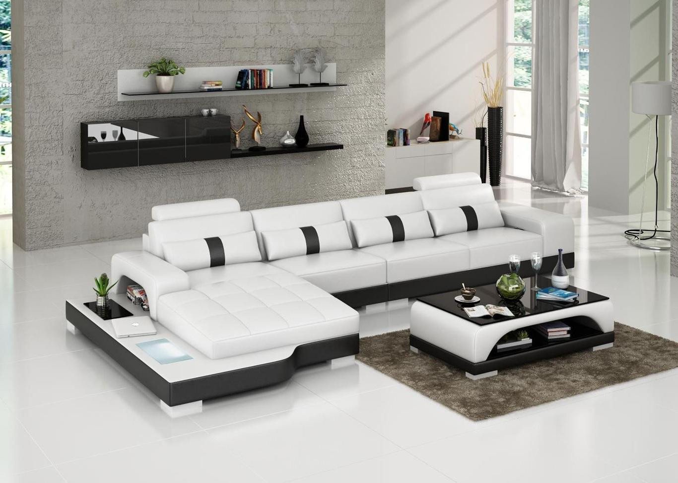 Xlmoebel Ecksofa Sofa in L-Form mit Polsterung und Lederoberfläche – modern günstig online kaufen