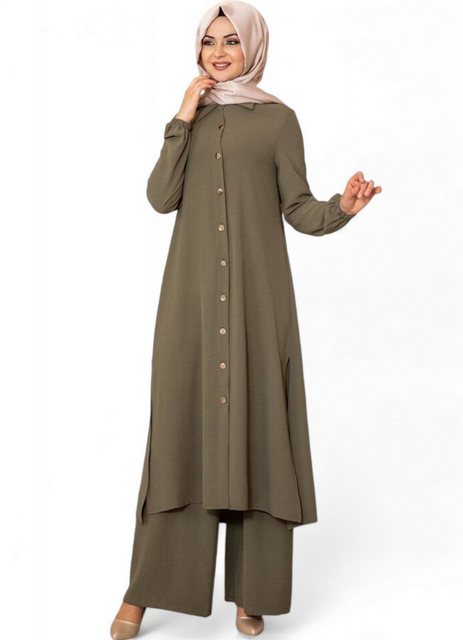 Modavitrini Longtunika Damen Anzug Lange Tunika mit Hose Hijab-Mode, Modest günstig online kaufen