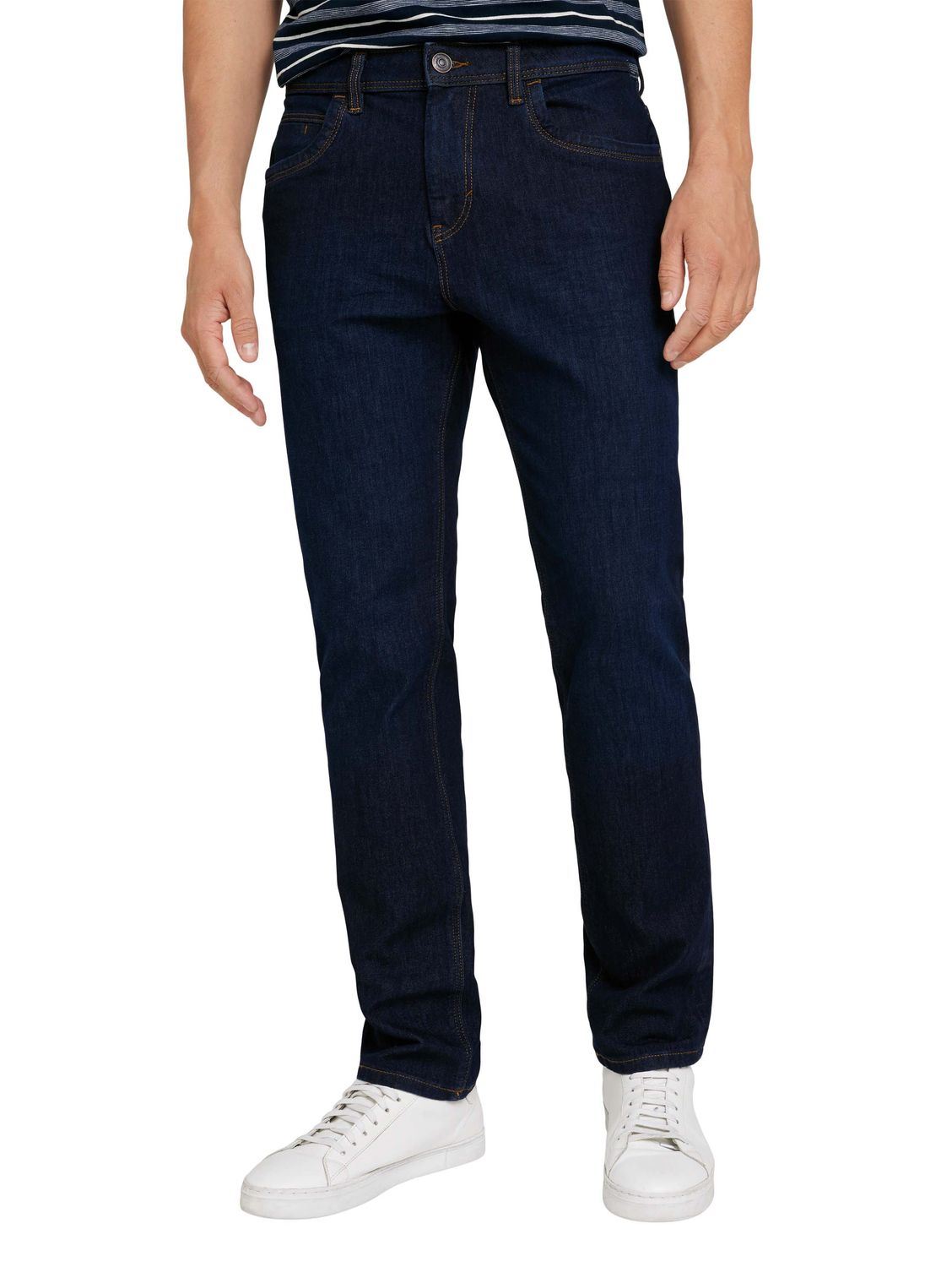 Tom Tailor Herren Jeans Josh - Slim Fit - Blau - Rinsed Blue Denim günstig online kaufen