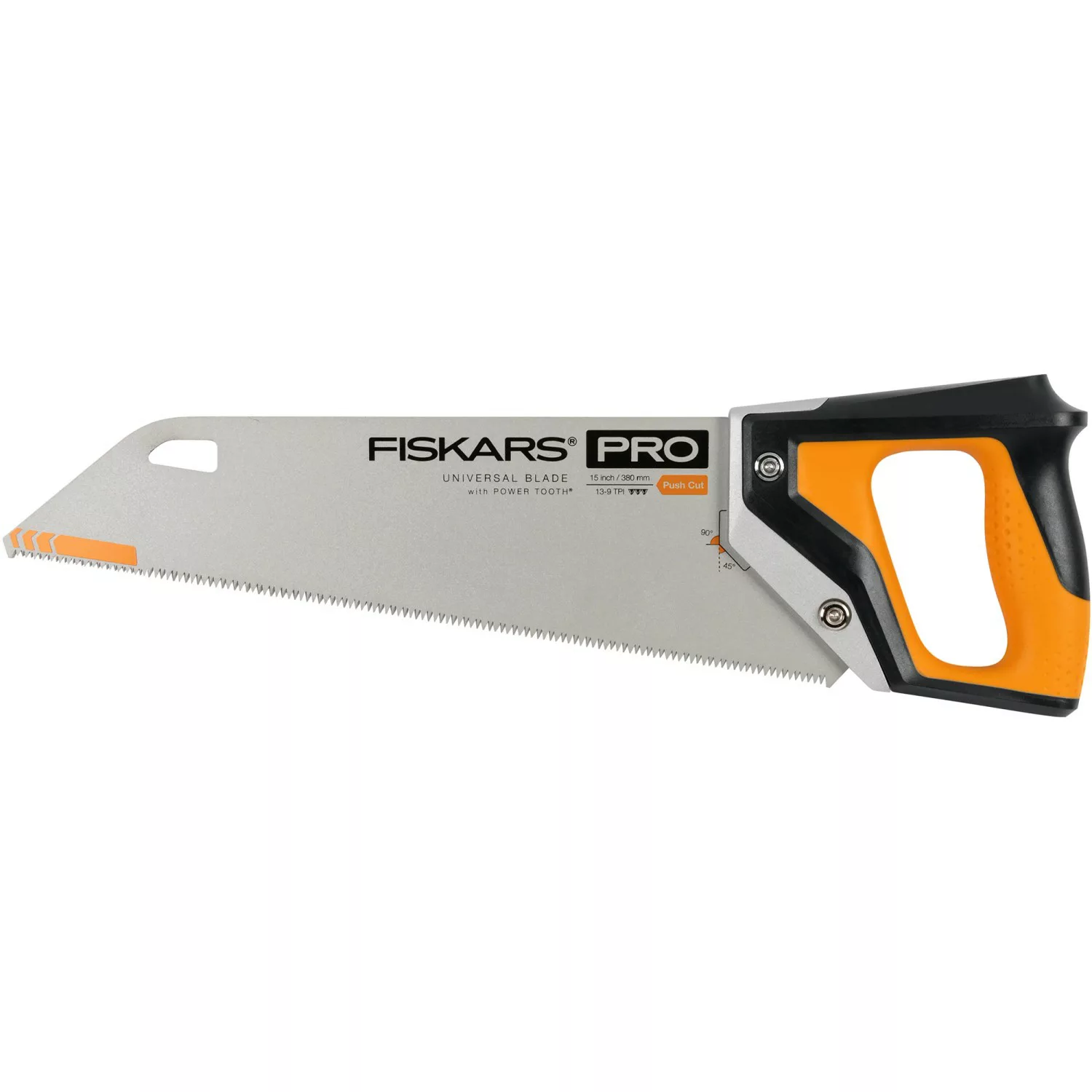 Fiskars Handsäge Pro 9 TPI Power Tooth 38 cm Orange-Schwarz günstig online kaufen